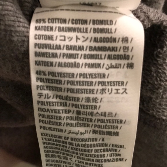 A&F | Jeweled gray crewneck long sleeve sweater - Picture 7 of 8